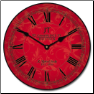 Sydni Red Wall Clock (SKU: JTC-SIDFR)