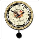 French Rooster Clock Pendulum (SKU: JTC-TANROSPEN)