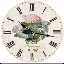 Pink  Hydrangea Clock (SKU: MDC-HFWC)